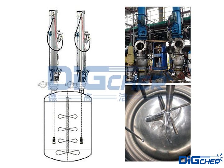 德高潔高壓水密閉式反應釜自動清洗系統(tǒng)